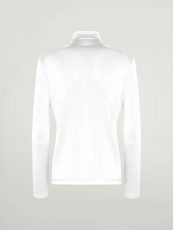 Thermal Top Long Sleeves White Women Wolford Bodysuits