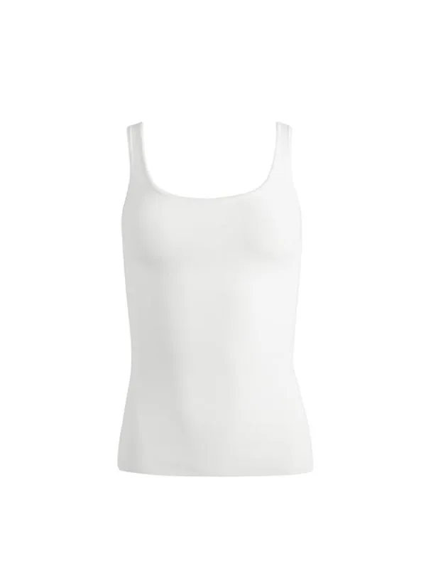 Tops Women Alice Olivia DARYN SCULPTING TANK Ecru