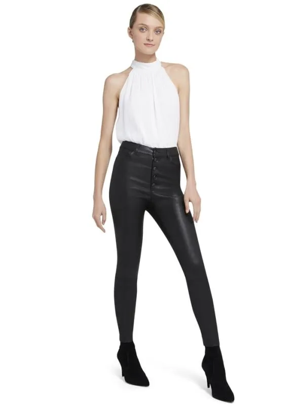 Tops Women Alice Olivia MARIS HALTER NECK GATHERED TOP White
