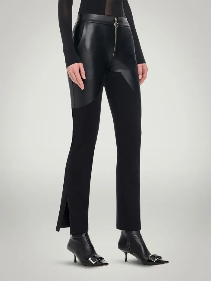 Vegan Body Lines Trousers Black Women Wolford Trousers and Jumpsuits