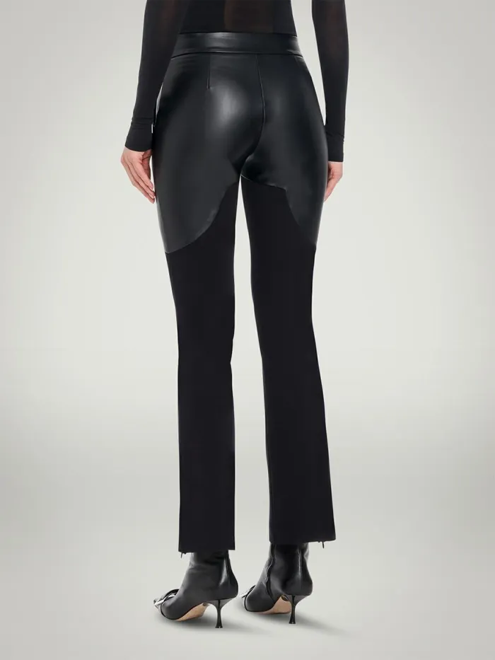 Vegan Body Lines Trousers Black Women Wolford Trousers and Jumpsuits