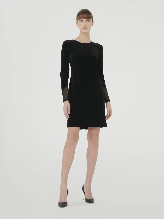 Velvet Dress Black Women Wolford Dresses and Skirts