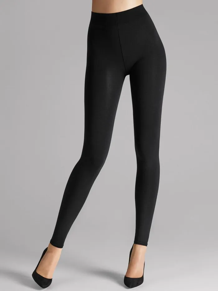 Velvet Sensation Leggings Black Women Wolford Support and Shaping