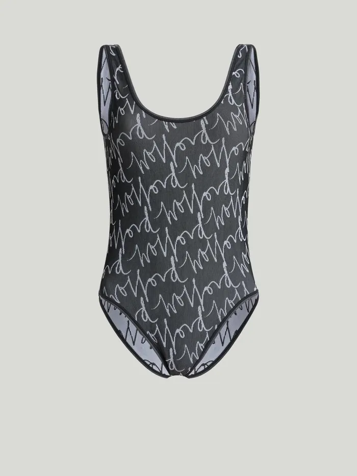 W Athleisure Bodysuit Blackwhite Women Wolford Tops