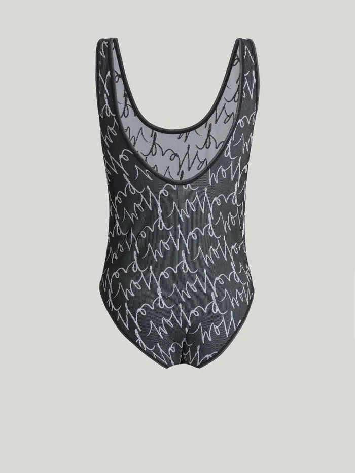 W Athleisure Bodysuit Blackwhite Women Wolford Tops