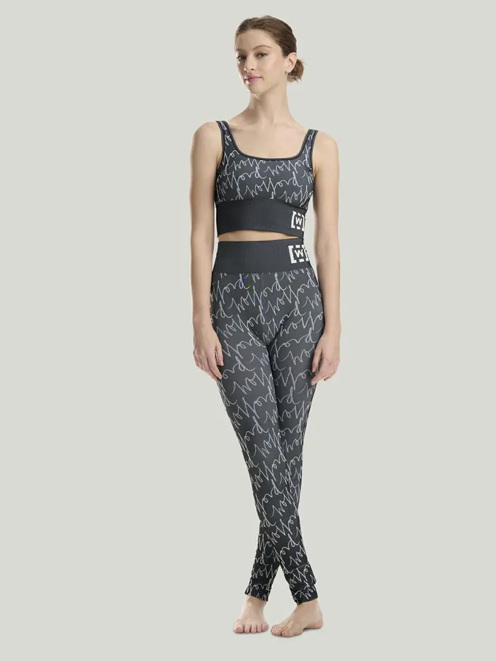W Athleisure Slimming Leggings Blackwhite Women Wolford Athleisure Leggings