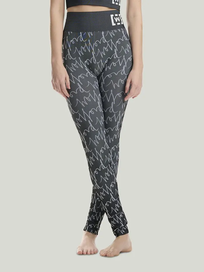 W Athleisure Slimming Leggings Blackwhite Women Wolford Athleisure Leggings