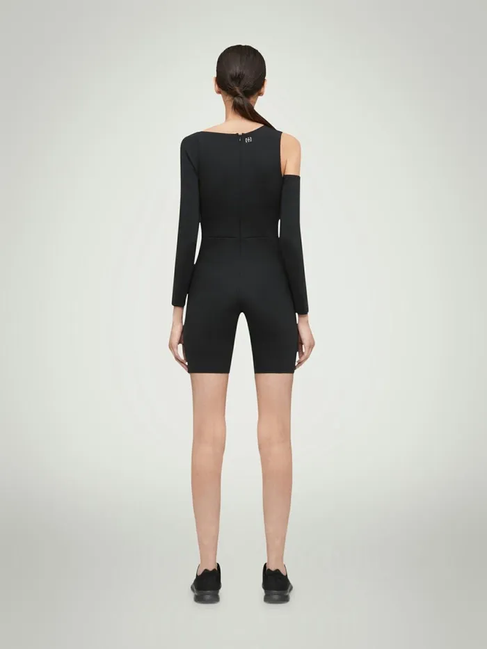 Warm Up Jumpsuit Black Women Wolford Trousers and Jumpsuits