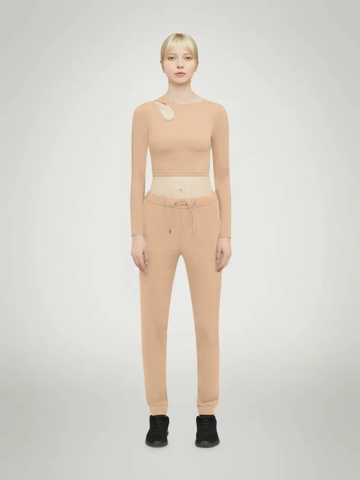 Warm Up Trousers Almond Women Wolford Trousers and Jumpsuits