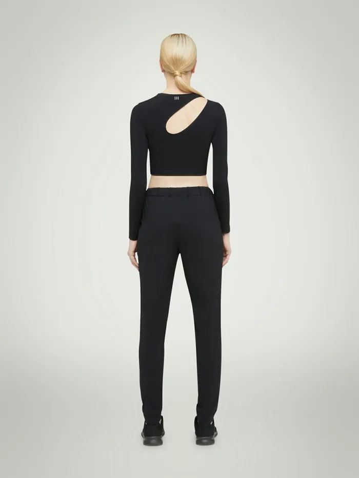 Warm Up Trousers Black Women Wolford Trousers and Jumpsuits