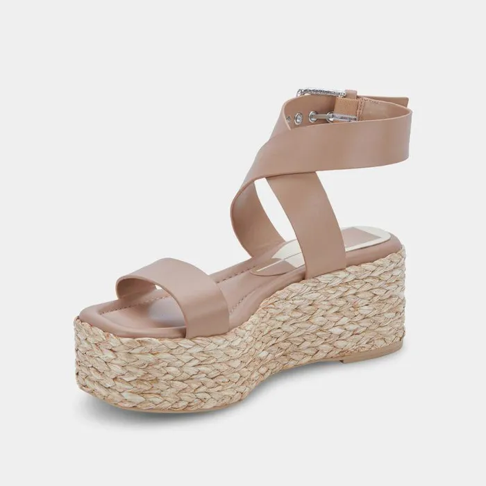 Wedges Shop Dolce Vita Cannes Platform Sandals Cafe Leather Cafe Leather Platform Sandals Cafe Leather
