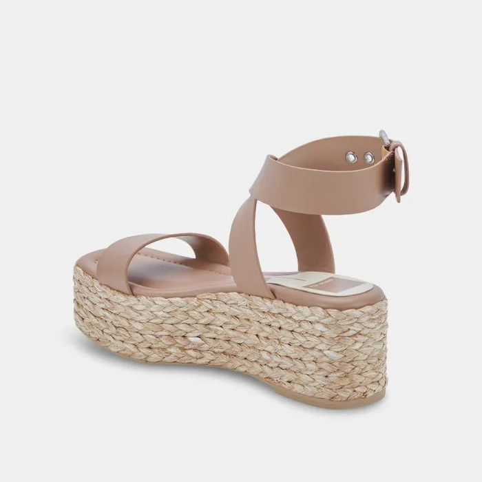 Wedges Shop Dolce Vita Cannes Platform Sandals Cafe Leather Cafe Leather Platform Sandals Cafe Leather