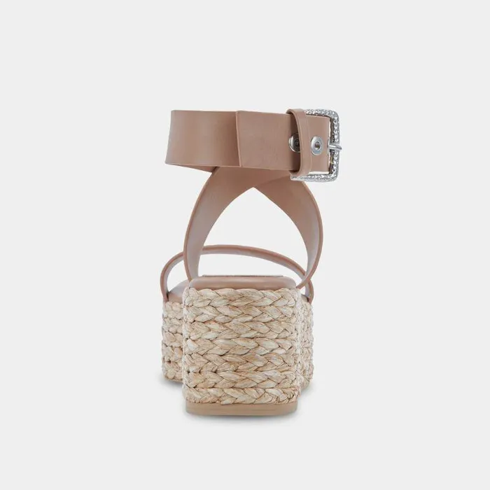 Wedges Shop Dolce Vita Cannes Platform Sandals Cafe Leather Cafe Leather Platform Sandals Cafe Leather
