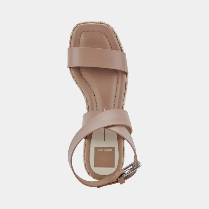 Wedges Shop Dolce Vita Cannes Platform Sandals Cafe Leather Cafe Leather Platform Sandals Cafe Leather
