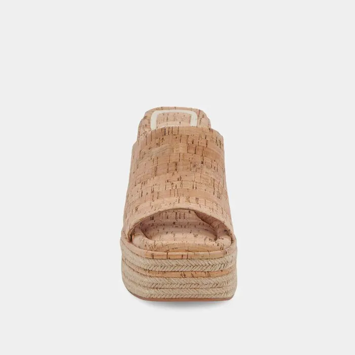 Wedges Shop Dolce Vita Elaria Wedges Natural Cork Natural Cork Wedge Sandals Natural Cork