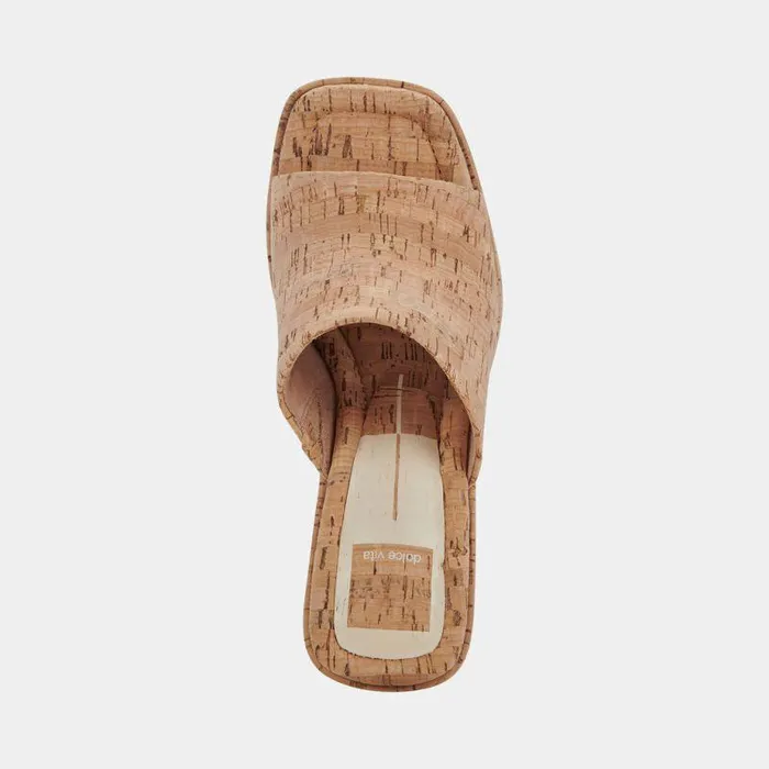 Wedges Shop Dolce Vita Elaria Wedges Natural Cork Natural Cork Wedge Sandals Natural Cork