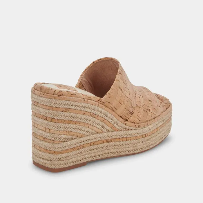 Wedges Shop Dolce Vita Elaria Wedges Natural Cork Natural Cork Wedge Sandals Natural Cork