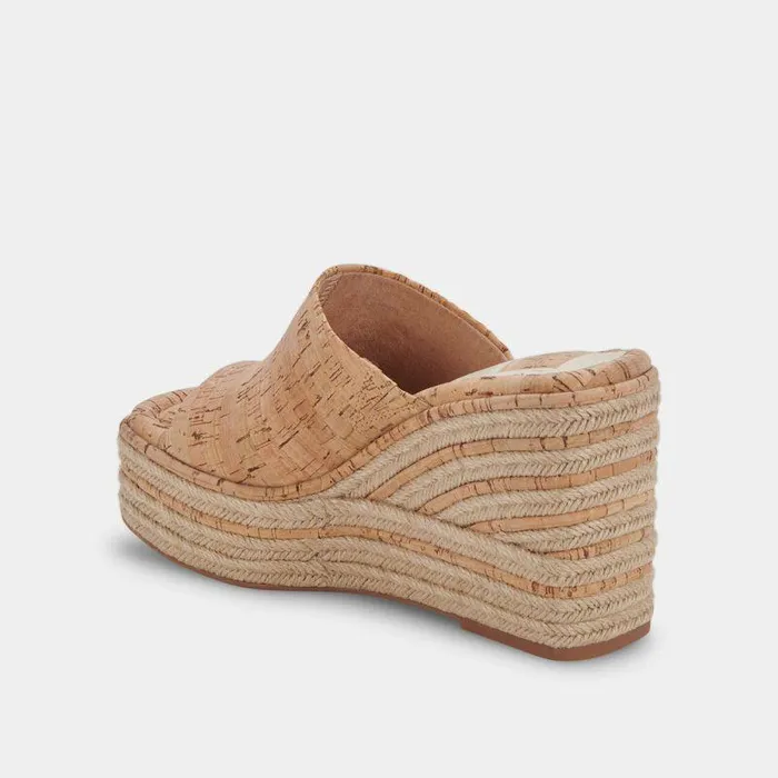 Wedges Shop Dolce Vita Elaria Wedges Natural Cork Natural Cork Wedge Sandals Natural Cork