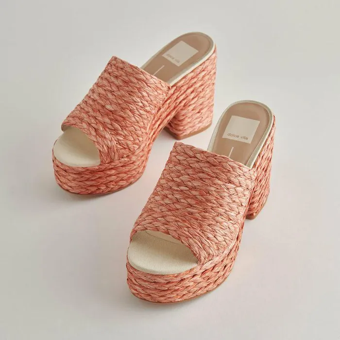 Wedges Shop Dolce Vita Elora Heels Orange Raffia Orange Raffia Heeled Sandals Orange Raffia Wedges Shop Dolce Vita Elora Heels Orange Raffia Orange Raffia Heeled Sandals Orange Raffia
