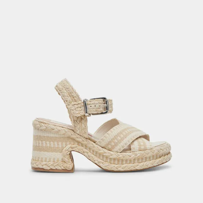 Wedges Shop Dolce Vita Grayce Heels Natural Multi Woven Natural Multi Woven