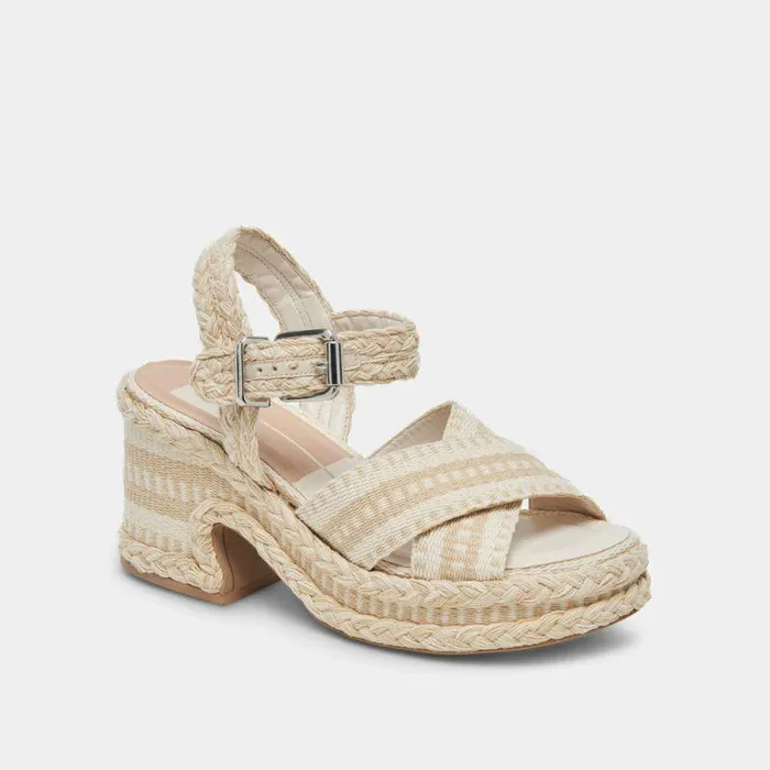 Wedges Shop Dolce Vita Grayce Heels Natural Multi Woven Natural Multi Woven