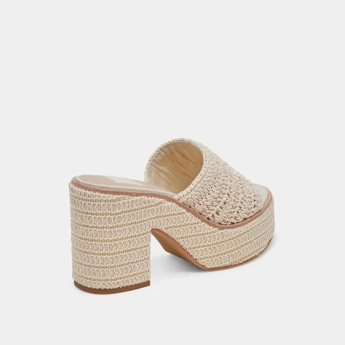Wedges Shop Dolce Vita Ladin Heels Ivory Woven Ivory Woven
