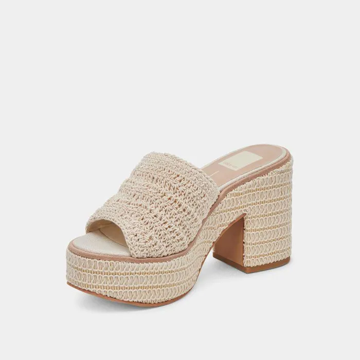 Wedges Shop Dolce Vita Ladin Heels Ivory Woven Ivory Woven