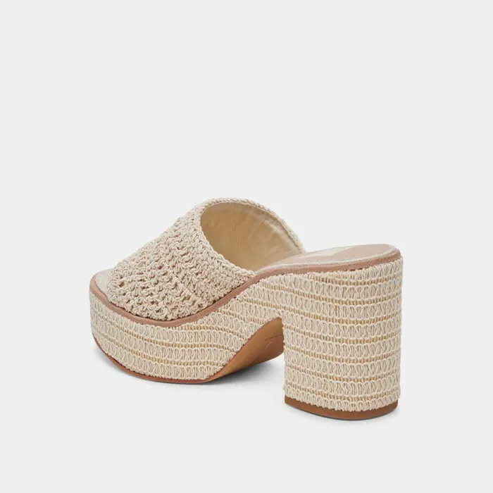 Wedges Shop Dolce Vita Ladin Heels Ivory Woven Ivory Woven