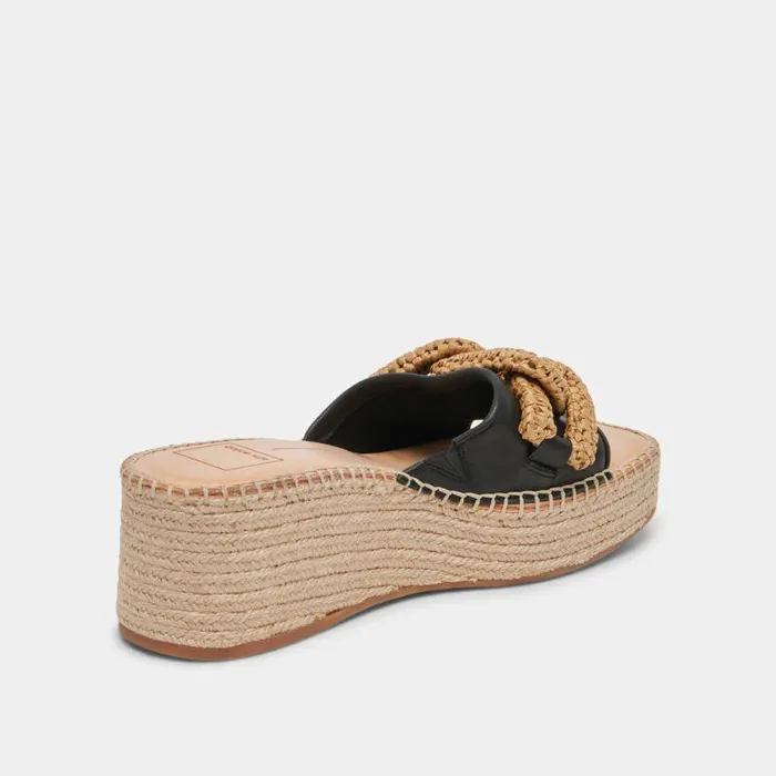 Wedges Shop Dolce Vita Narnia Sandals Black Leather Black Leather