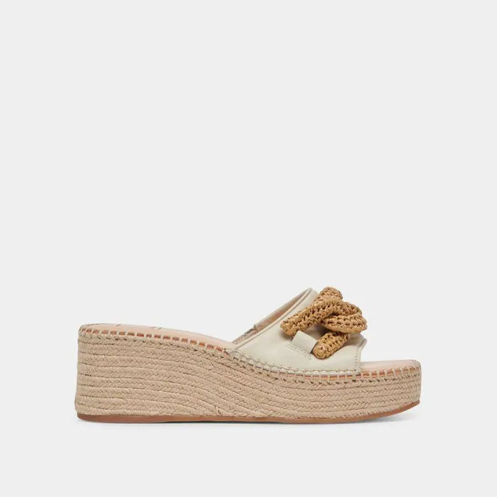 Wedges Shop Dolce Vita Narnia Sandals Ivory Leather Ivory Leather