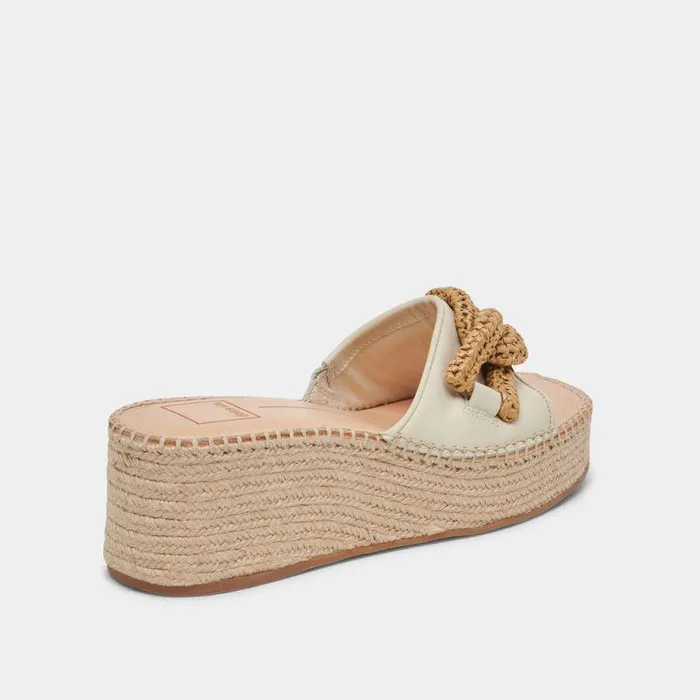 Wedges Shop Dolce Vita Narnia Sandals Ivory Leather Ivory Leather
