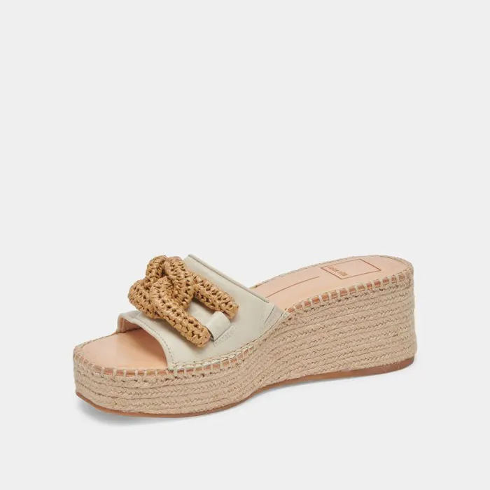 Wedges Shop Dolce Vita Narnia Sandals Ivory Leather Ivory Leather