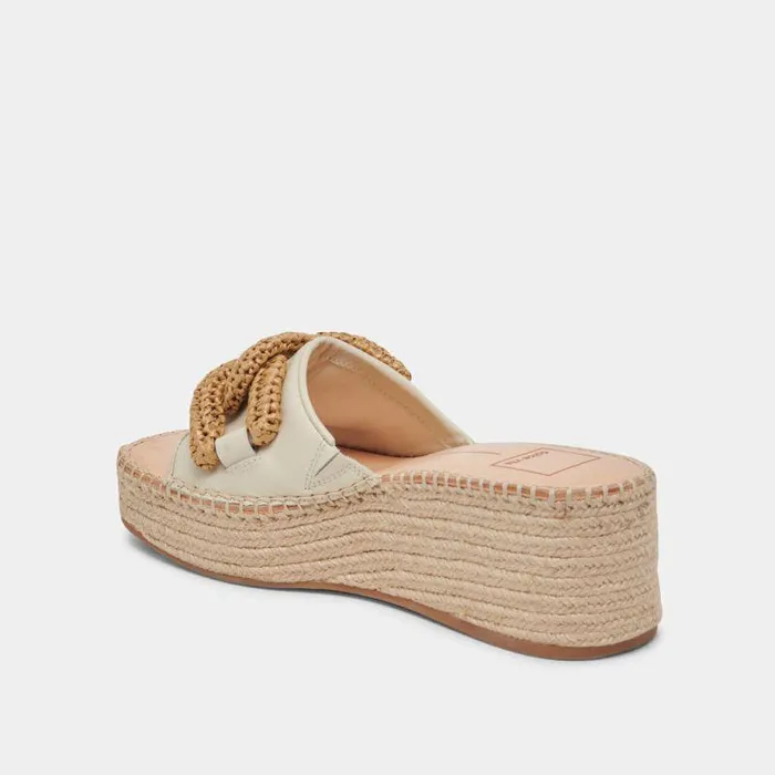 Wedges Shop Dolce Vita Narnia Sandals Ivory Leather Ivory Leather