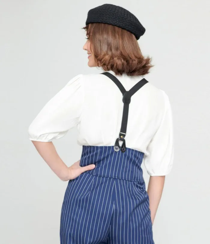 White Tie Neck Gwen Blouse Clothing Unique Vintage Blouses