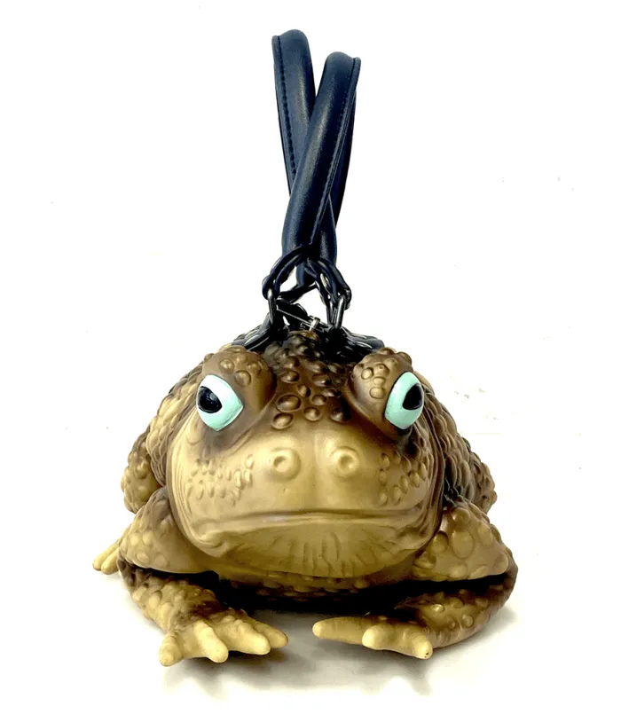 Windy Willow Brown Toad Bag Accessories Unique Vintage Novelty Bags