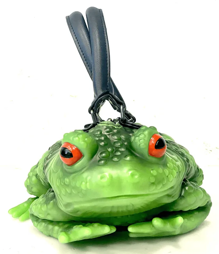 Windy Willow Green Glow In The Dark Toad Bag Accessories Unique Vintage Novelty Bags Windy Willow Green Glow In The Dark Toad Bag Accessories Unique Vintage Novelty Bags