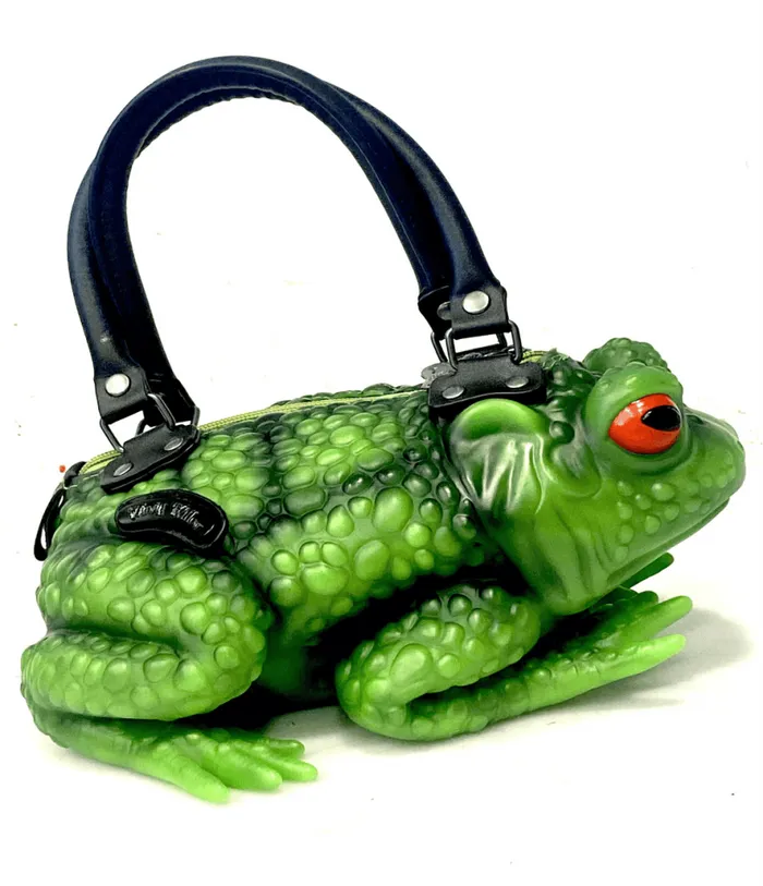 Windy Willow Green Glow In The Dark Toad Bag Accessories Unique Vintage Novelty Bags