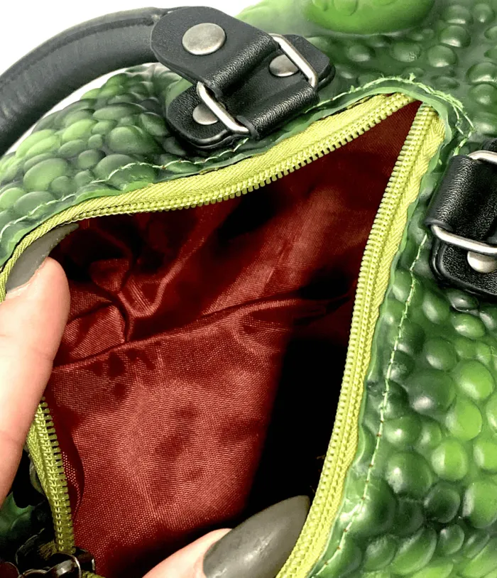 Windy Willow Green Glow In The Dark Toad Bag Accessories Unique Vintage Novelty Bags