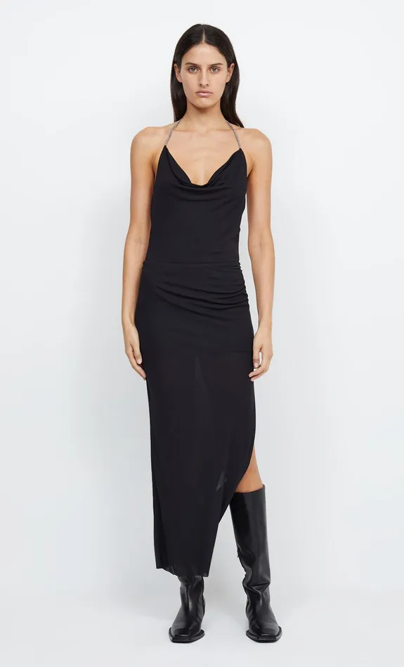 Woman Bec Bridge Backless Dresses LEXIE COWL MAXI DRESS Black Woman Bec Bridge Backless Dresses LEXIE COWL MAXI DRESS Black