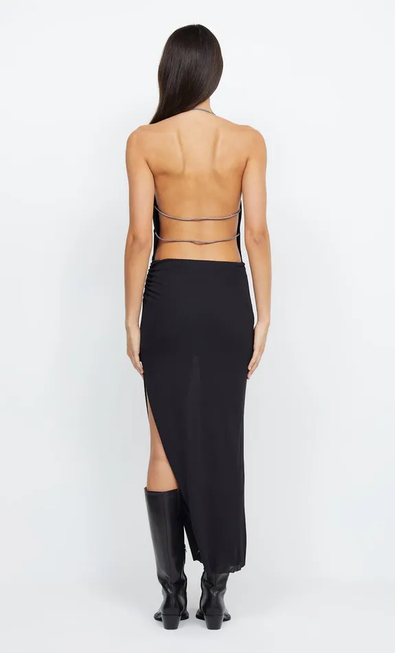 Woman Bec Bridge Backless Dresses LEXIE COWL MAXI DRESS Black Woman Bec Bridge Backless Dresses LEXIE COWL MAXI DRESS Black