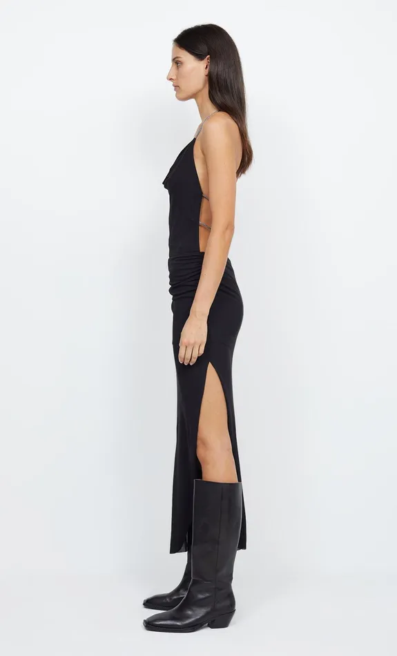 Woman Bec Bridge Backless Dresses LEXIE COWL MAXI DRESS Black Woman Bec Bridge Backless Dresses LEXIE COWL MAXI DRESS Black