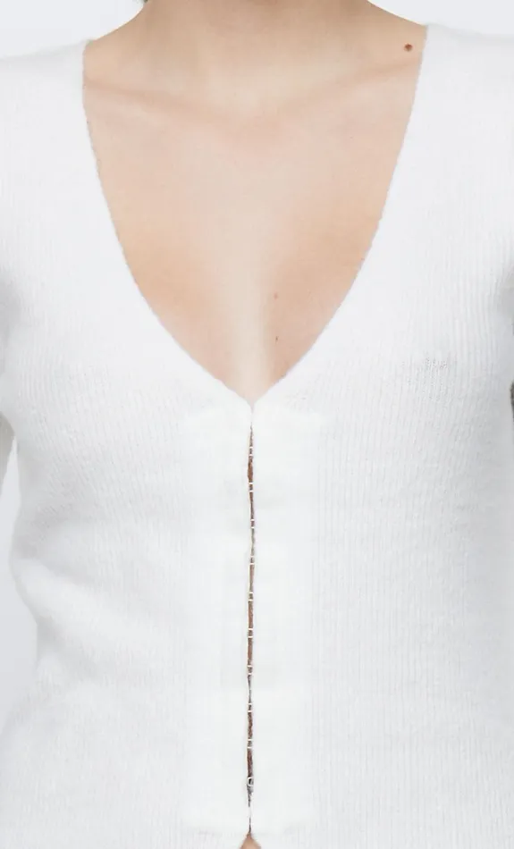 Woman Bec Bridge Knitwear JACINTA SHORT SLEEVE KNIT TOPFINAL SALE 8211 NO RETURNS Ivory Woman Bec Bridge Knitwear JACINTA SHORT SLEEVE KNIT TOPFINAL SALE 8211 NO RETURNS Ivory