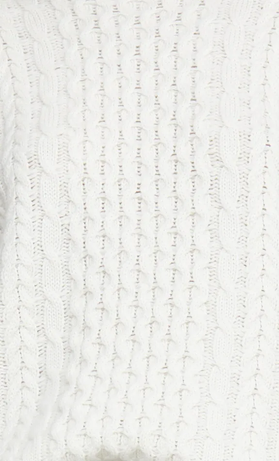 Woman Bec Bridge Knitwear MARCIA CABLE KNIT JUMPER Ivory Woman Bec Bridge Knitwear MARCIA CABLE KNIT JUMPER Ivory