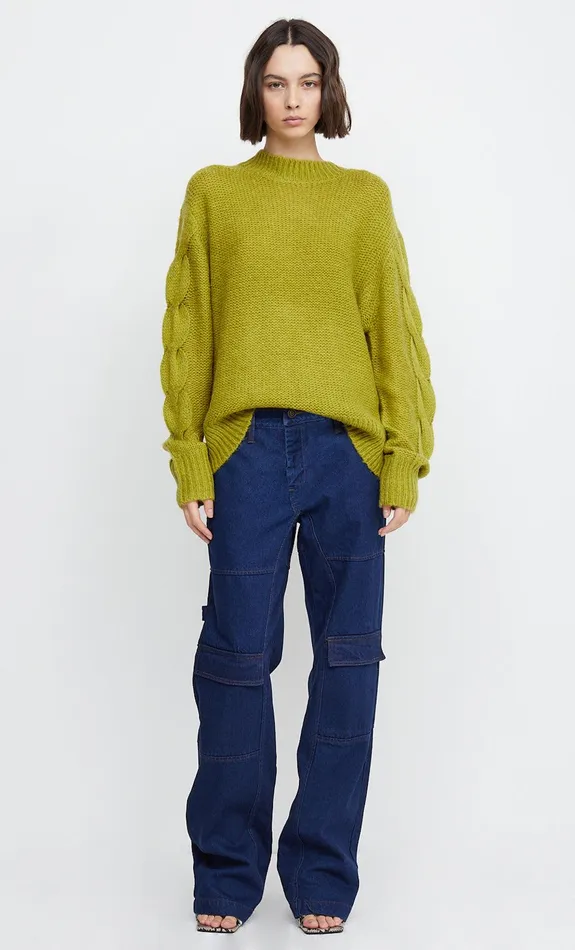 Woman Bec Bridge Knitwear MARION KNIT JUMPER Fern Green