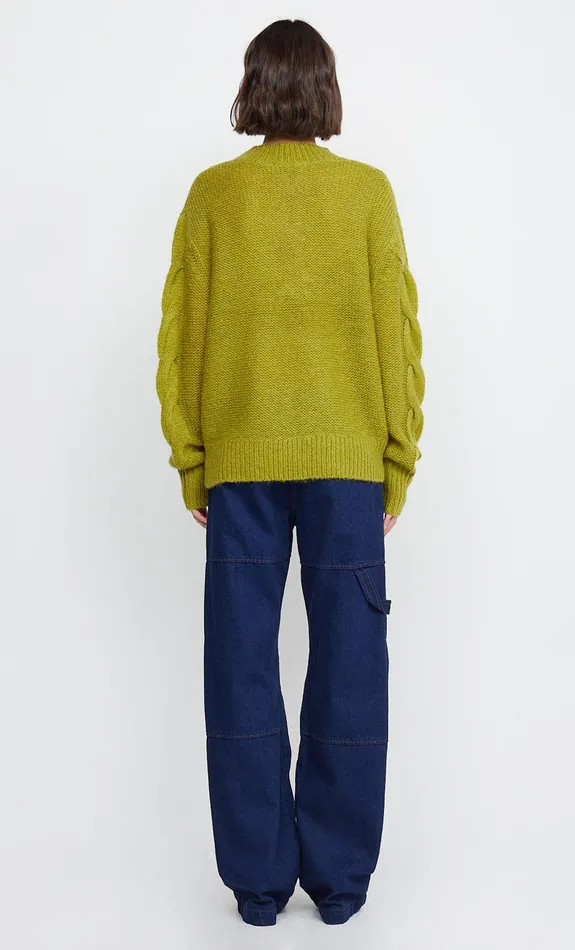 Woman Bec Bridge Knitwear MARION KNIT JUMPER Fern Green Woman Bec Bridge Knitwear MARION KNIT JUMPER Fern Green