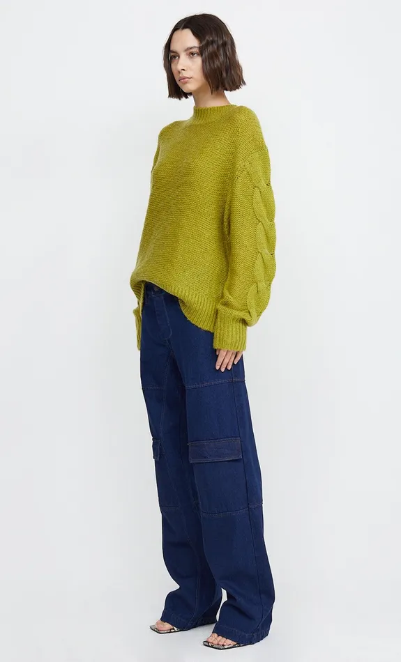 Woman Bec Bridge Knitwear MARION KNIT JUMPER Fern Green Woman Bec Bridge Knitwear MARION KNIT JUMPER Fern Green