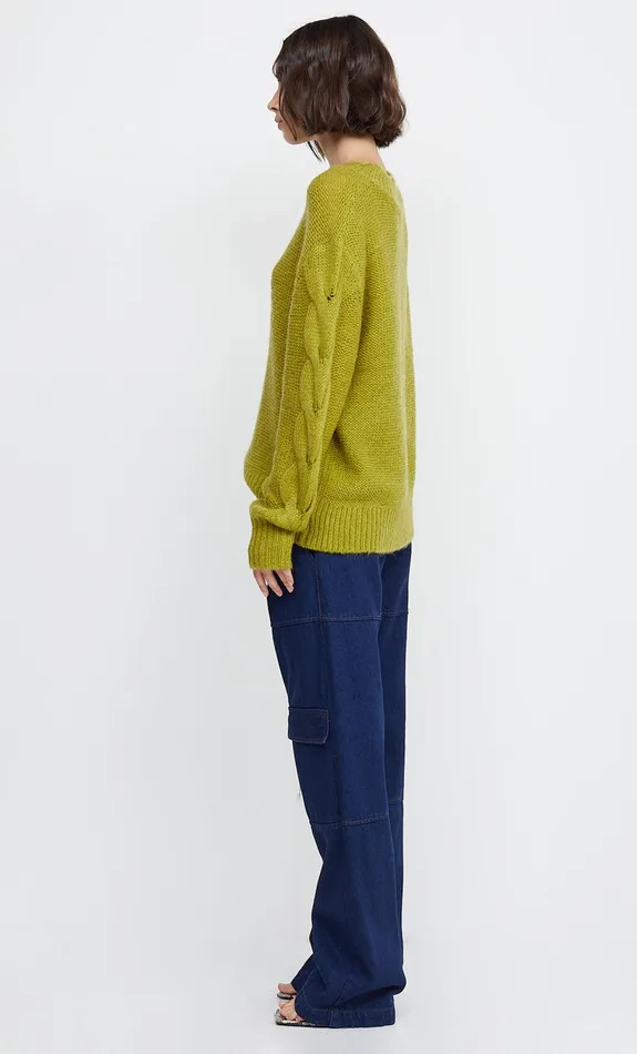 Woman Bec Bridge Knitwear MARION KNIT JUMPER Fern Green Woman Bec Bridge Knitwear MARION KNIT JUMPER Fern Green