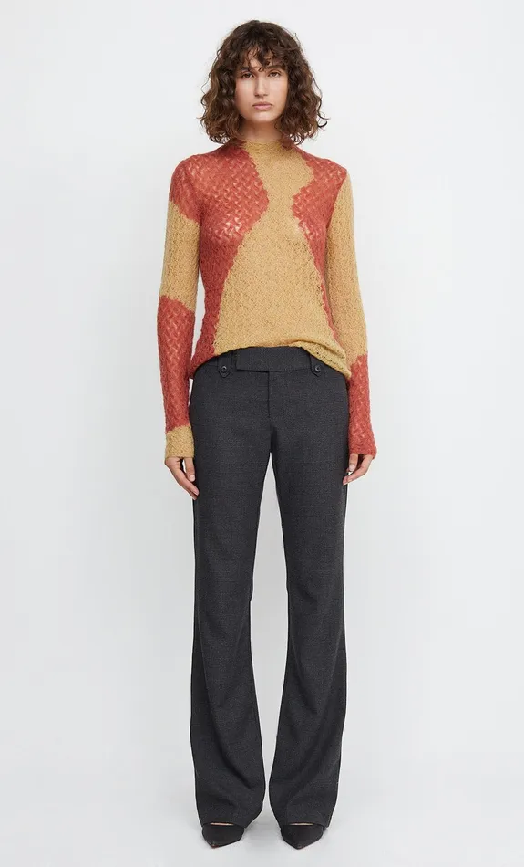 Woman Bec Bridge Long Sleeve CORA KNIT SKIVVY RustSand