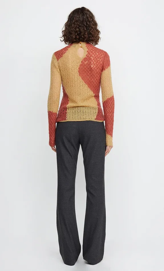 Woman Bec Bridge Long Sleeve CORA KNIT SKIVVY RustSand Woman Bec Bridge Long Sleeve CORA KNIT SKIVVY RustSand