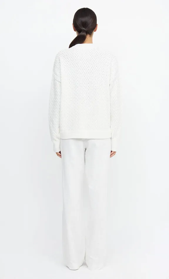 Woman Bec Bridge Long Sleeve EFFIE KNIT JUMPER Ivory Woman Bec Bridge Long Sleeve EFFIE KNIT JUMPER Ivory